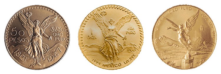 Pièce d'or de 50 pesos mexicains, le Centenario